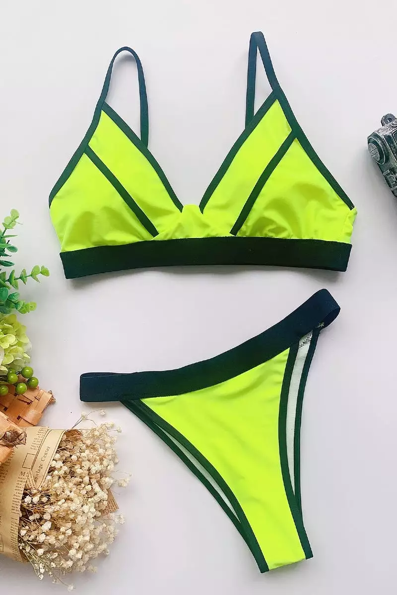 Women Two Piece Bikini Swimsuit Swimwear Swim Bathing Suit