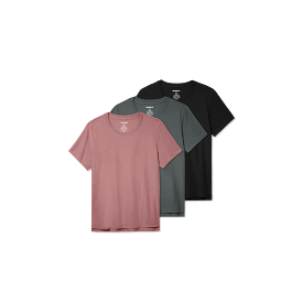 Women's Air Slub Crew Neck T-Shirt 3-Pack