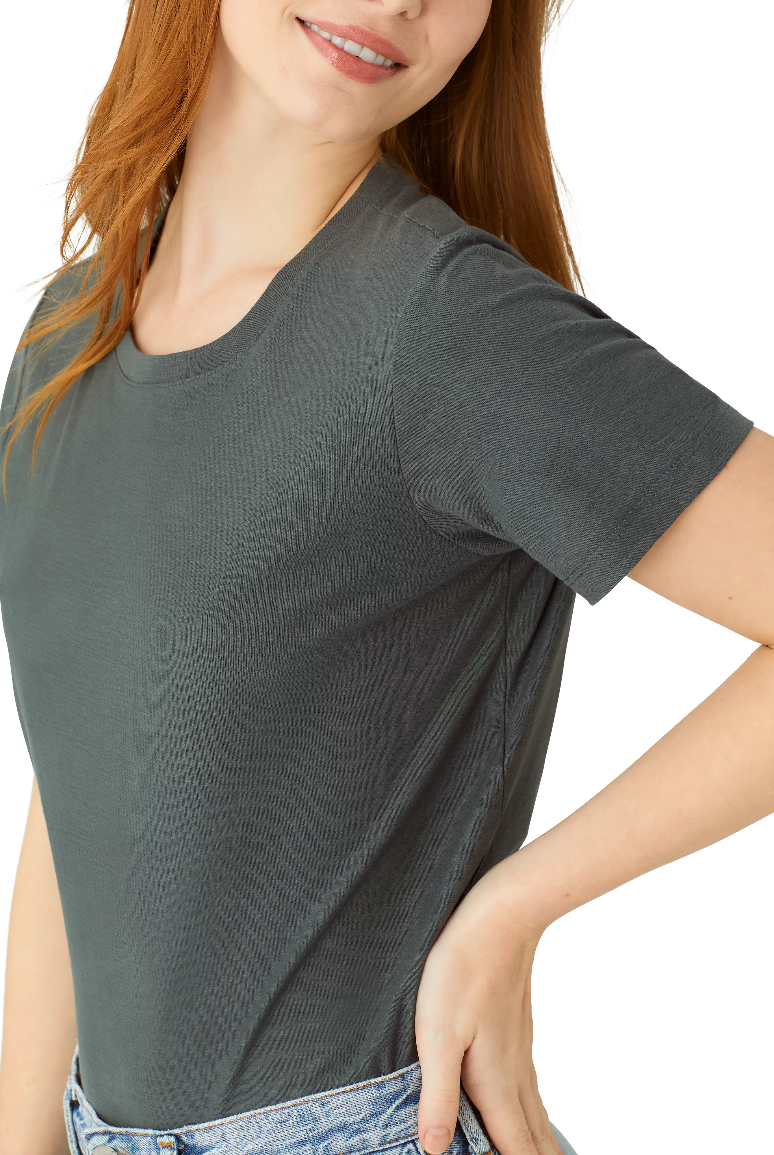 Women's Air Slub Crew Neck T-Shirt