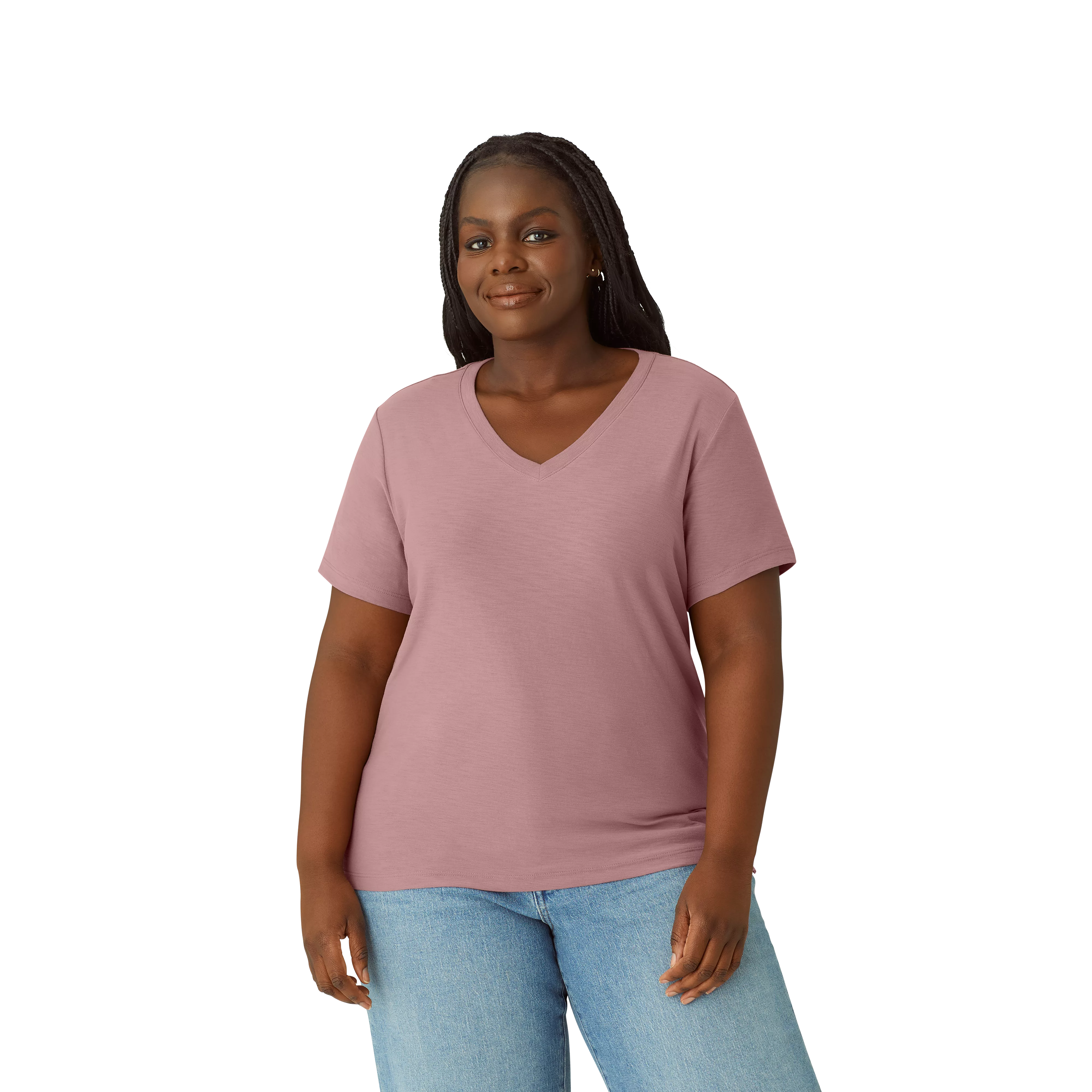 Women's Air Slub V-Neck T-Shirt 3-Pack