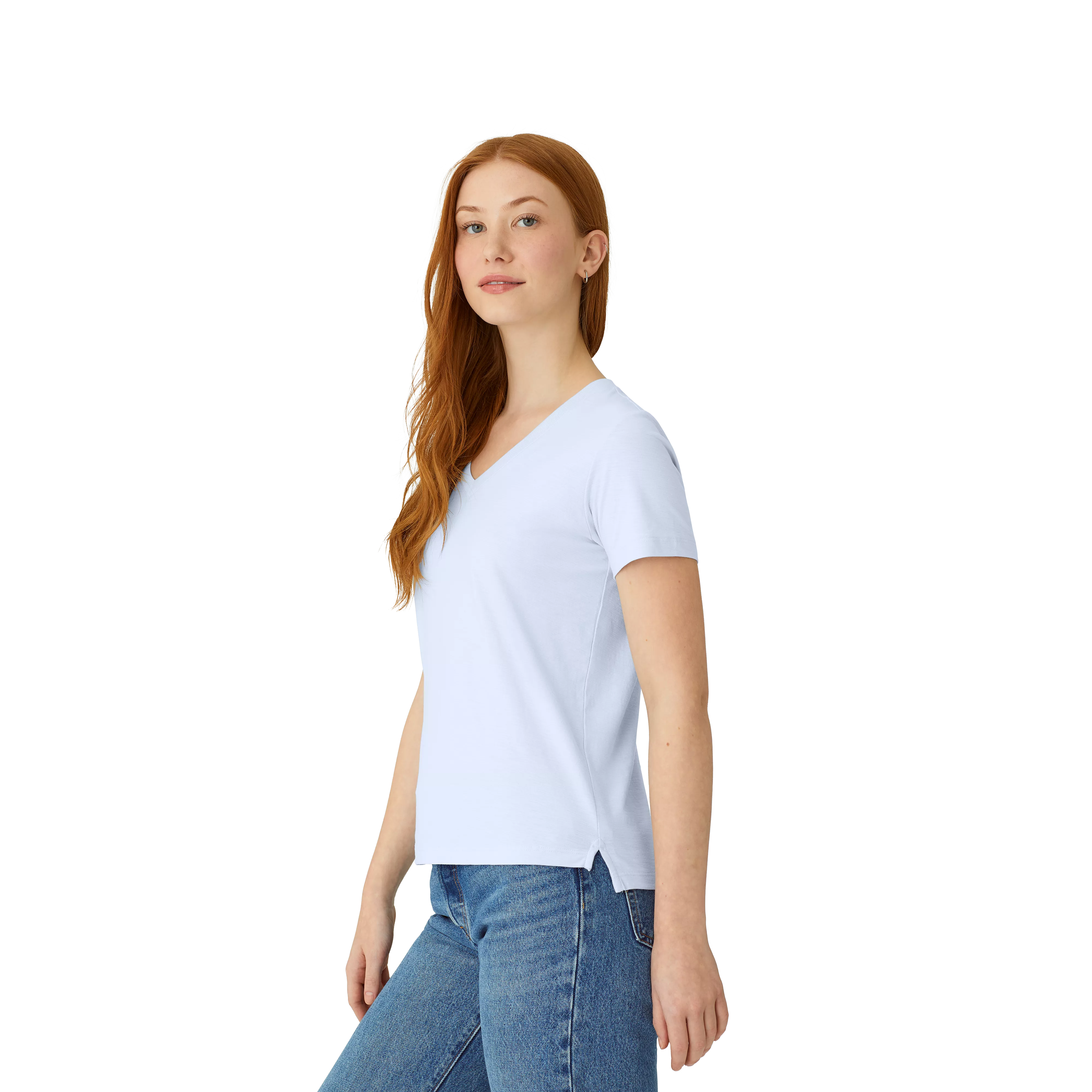 Women's Air Slub V-Neck T-Shirt 3-Pack