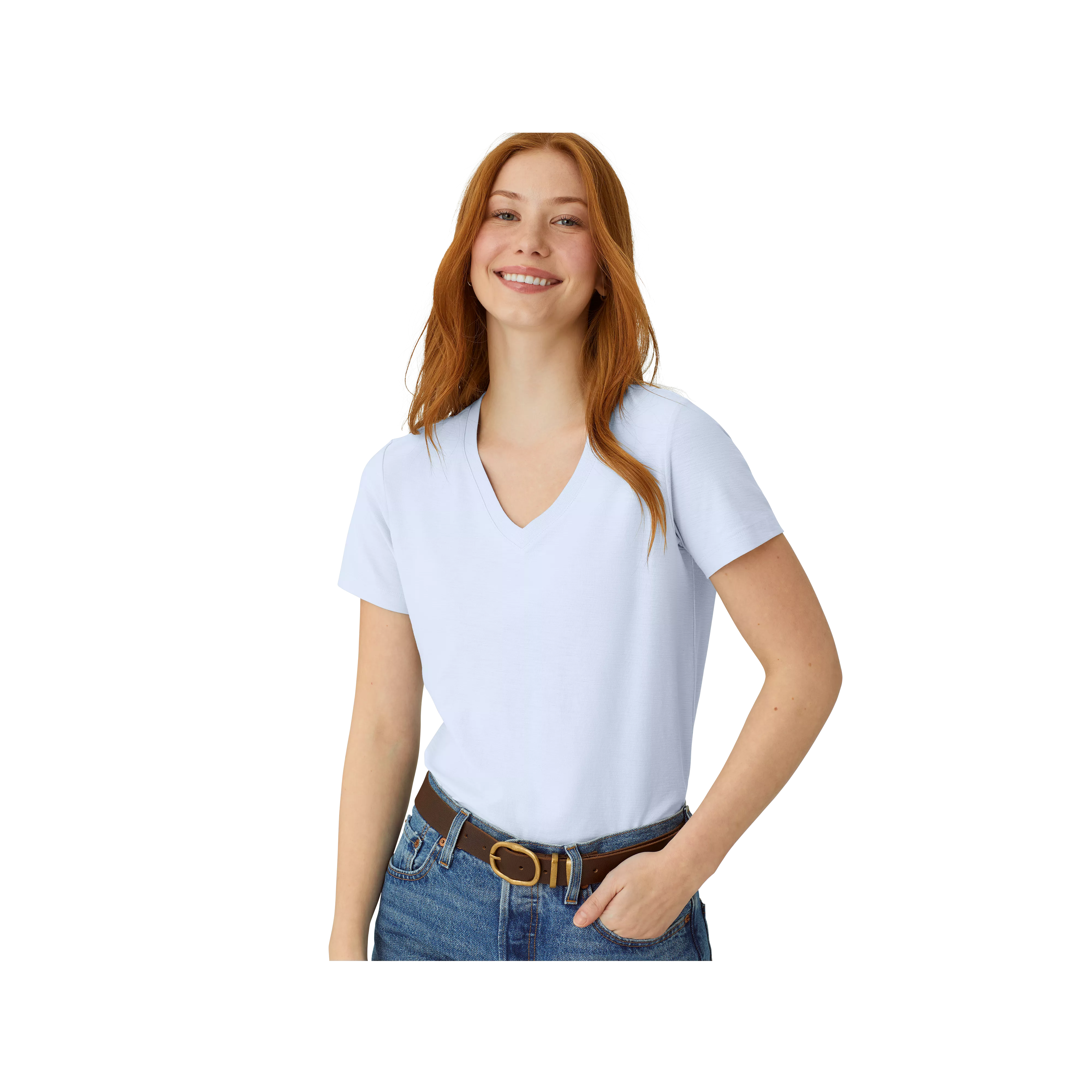 Women's Air Slub V-Neck T-Shirt